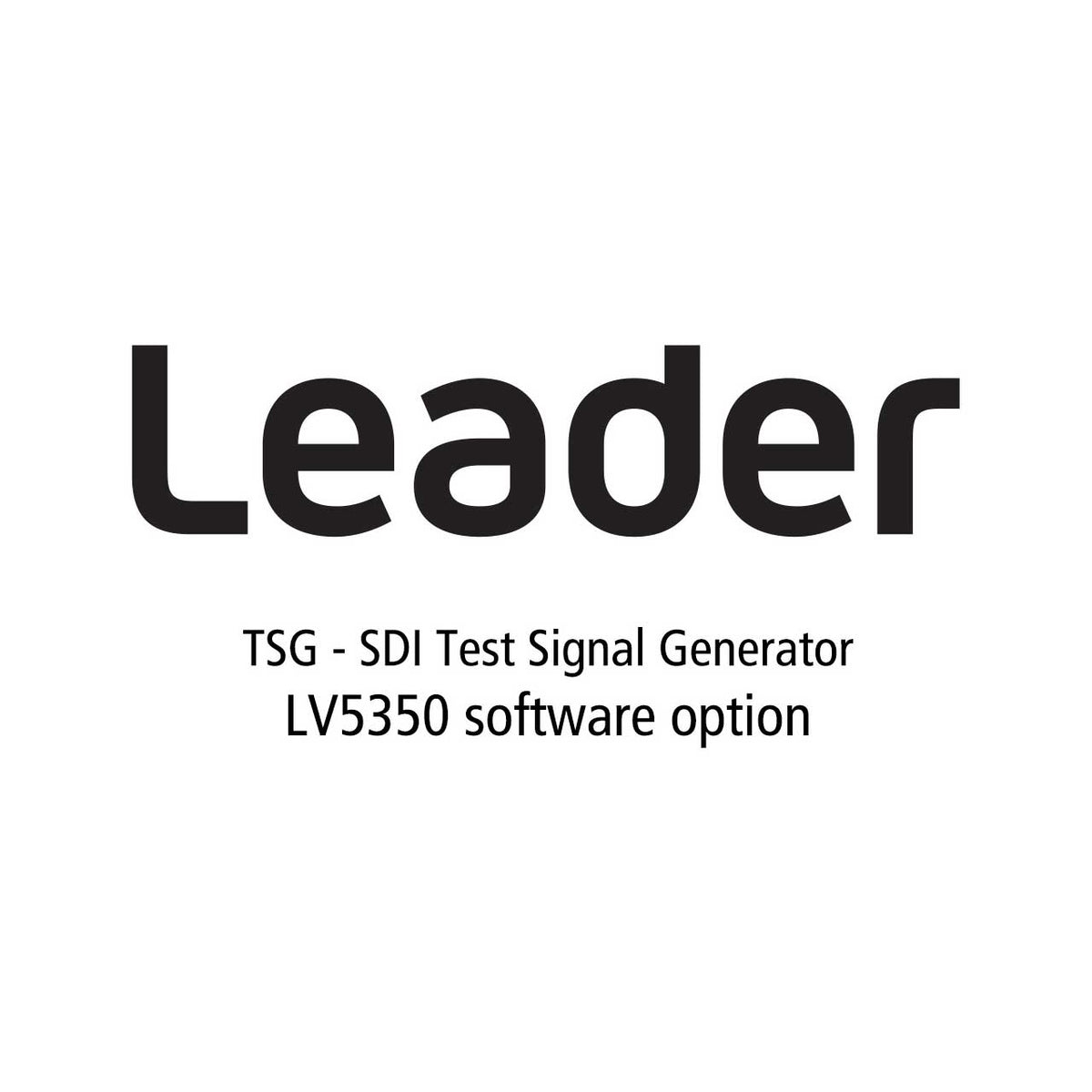 Leader LV5350-SER24 TSG - SDI Test Signal Generator