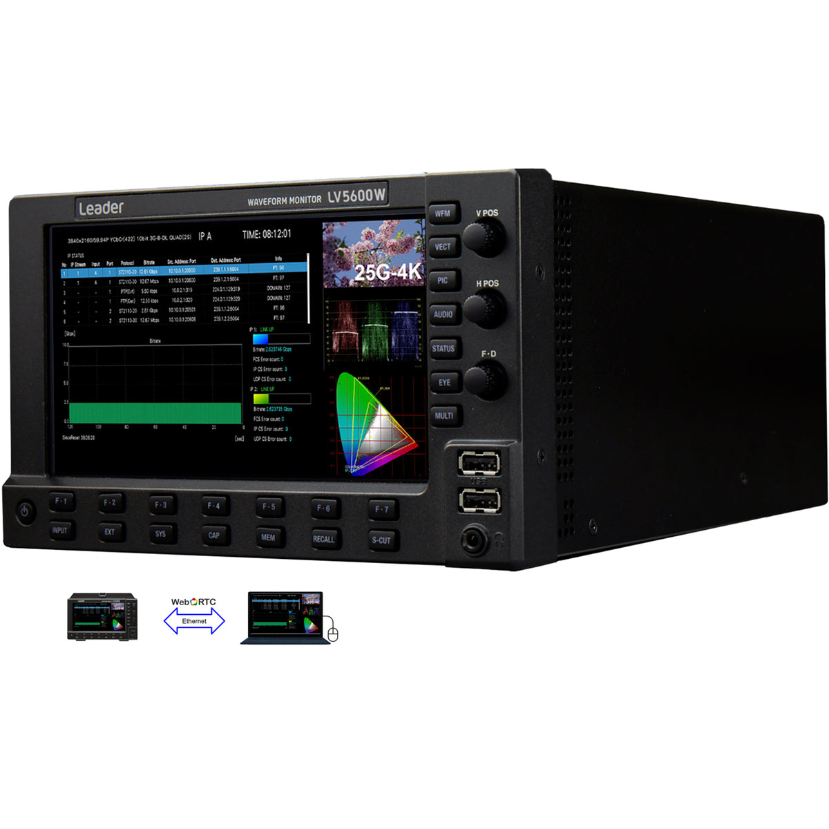 Leader LV5600W Waveform Monitor