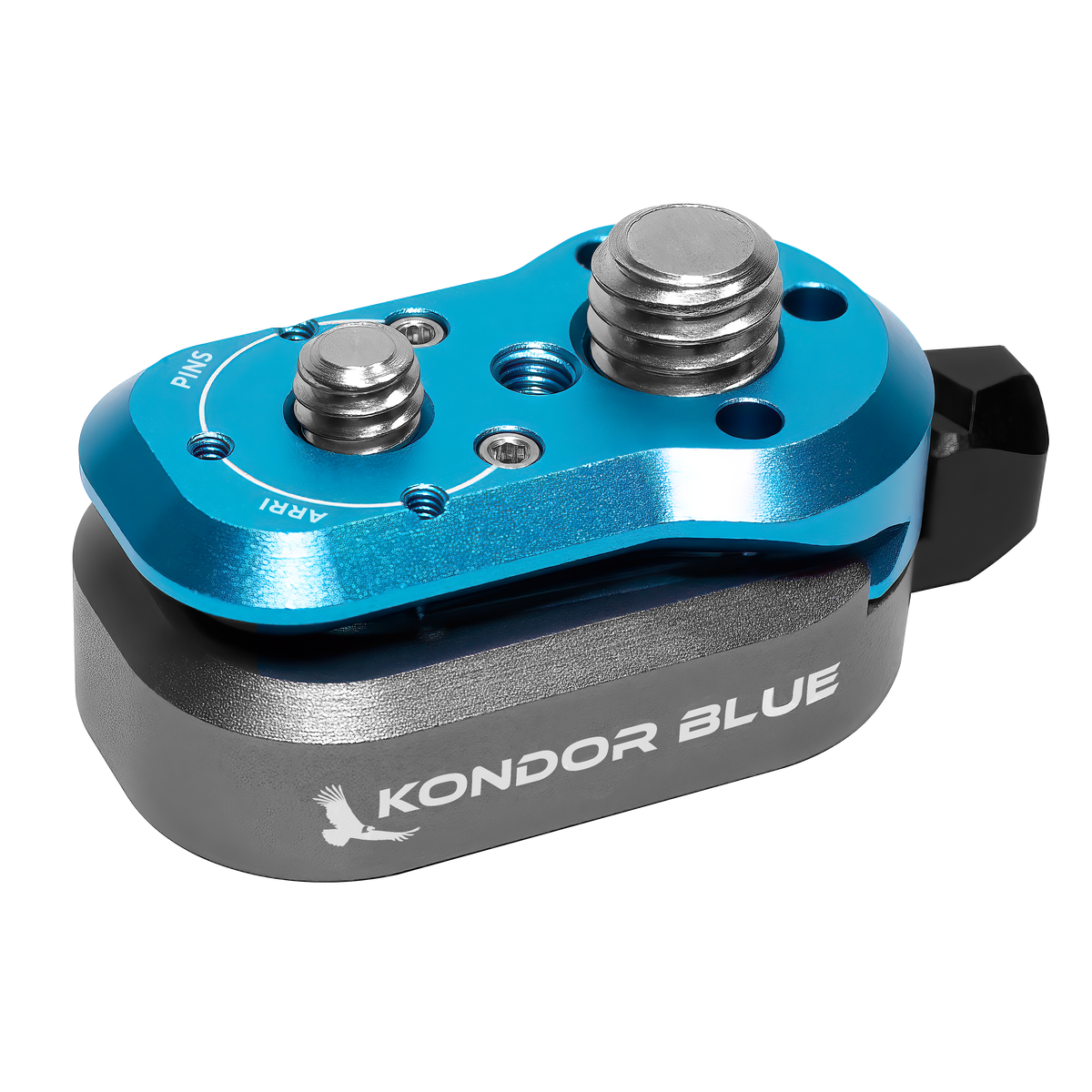 Kondor Blue Mini Lock Quick Release Plates for Professional Camera Workflows (Female Receiver Only)
