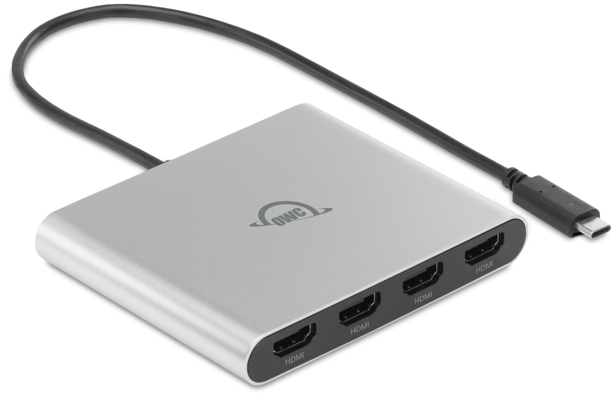 OWC USB-C Quad HDMI 4K Display Adapter with DisplayLink
