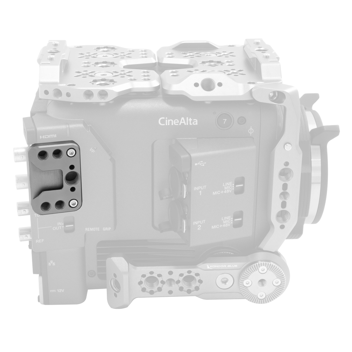 Kondor Blue Sony Burano Cage (Side Ports Plate) (Space Gray)