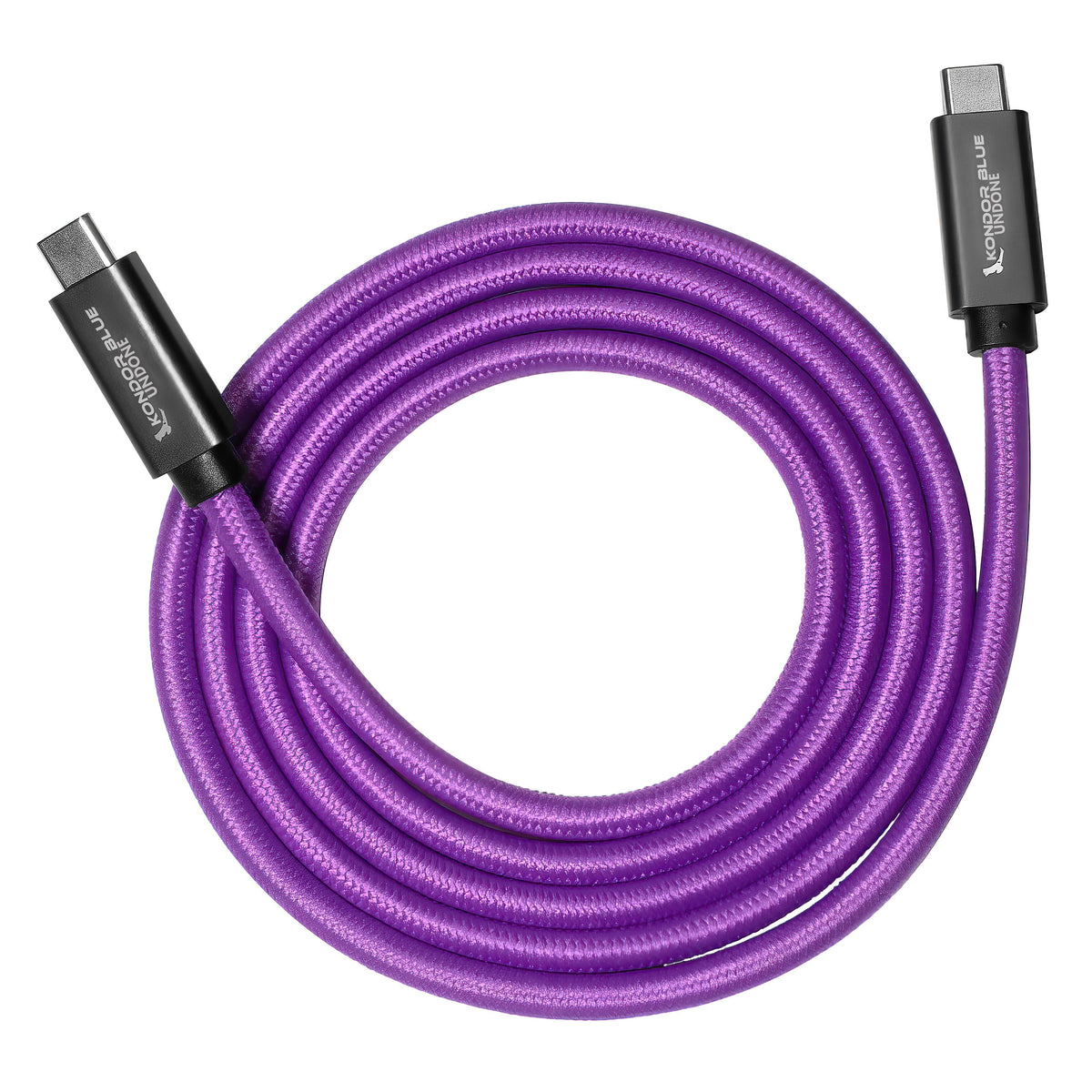 Kondor Blue Gerald Undone 4FT USB-C 3.2 Cable for Data Transfer & Charging - 100W Power Delivery