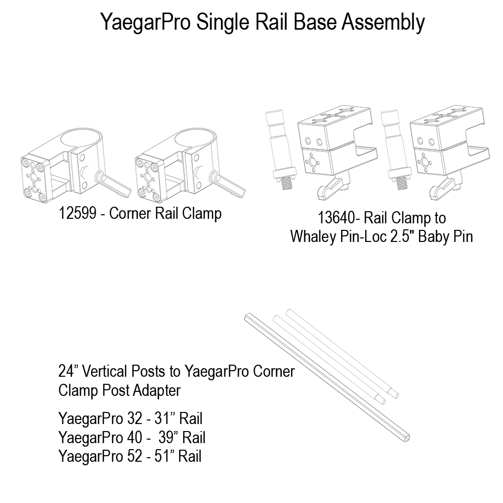Upgrade Innovations Whaley Rail Monitor Mounting Frame - YaegarPro