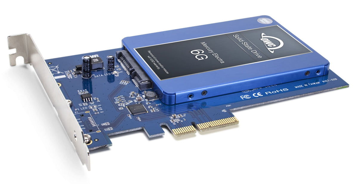 OWC Accelsior S 2.5-inch SATA 6G SSD to PCIe Expansion Card