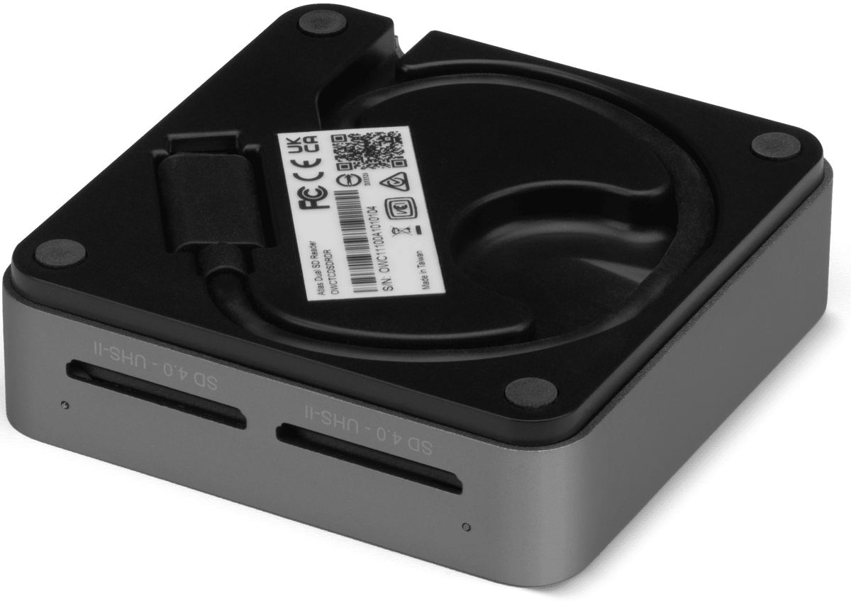 Atlas Dual SD Card Reader with USB-C (10Gb/s)