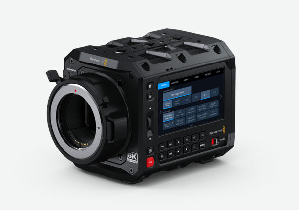 Blackmagic Design PYXIS 6K EF + Teris Fluid Head with 100mm Flat Base 2-Stage Carbon Fiber Tripod (33lb)