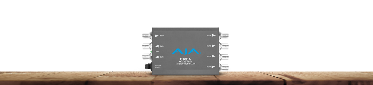 AJA C10DA Analog Video 1x6 Distribution Amplifier