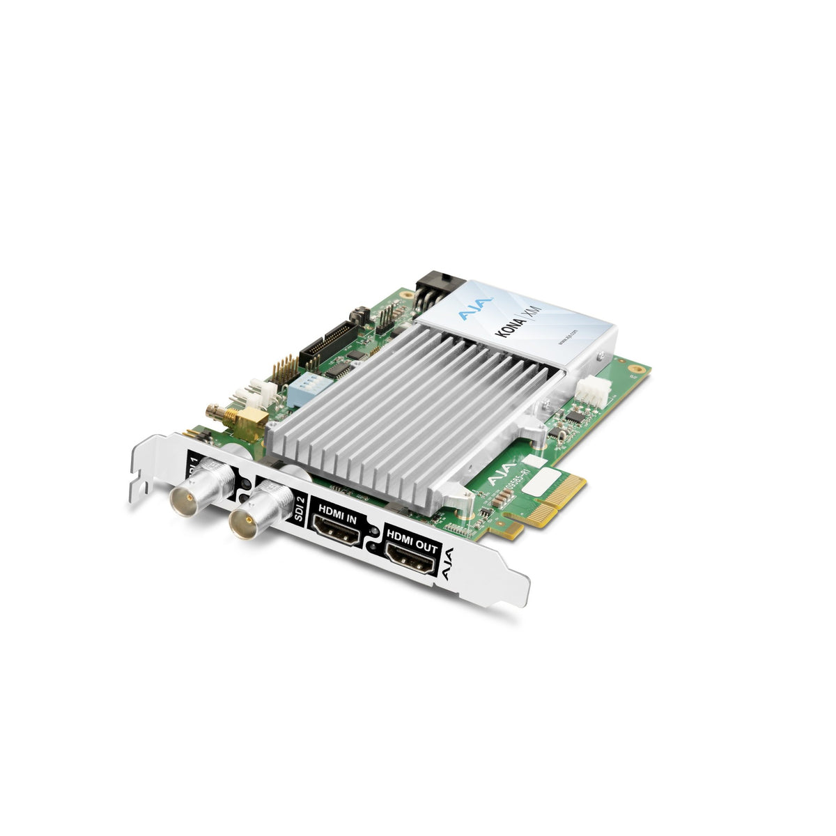 AJA KONA XM, Fanless 12G-SDI and HDMI 2.0 Ultra Low Latency PCIe card, no Fan, Passive Cooling