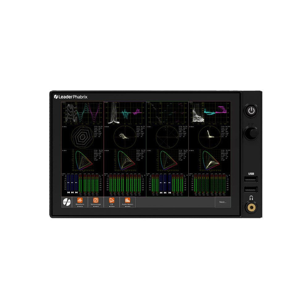 Phabrix LPX500I 3U Waveform Monitor, 4 IP Inputs, 10GbE x 2