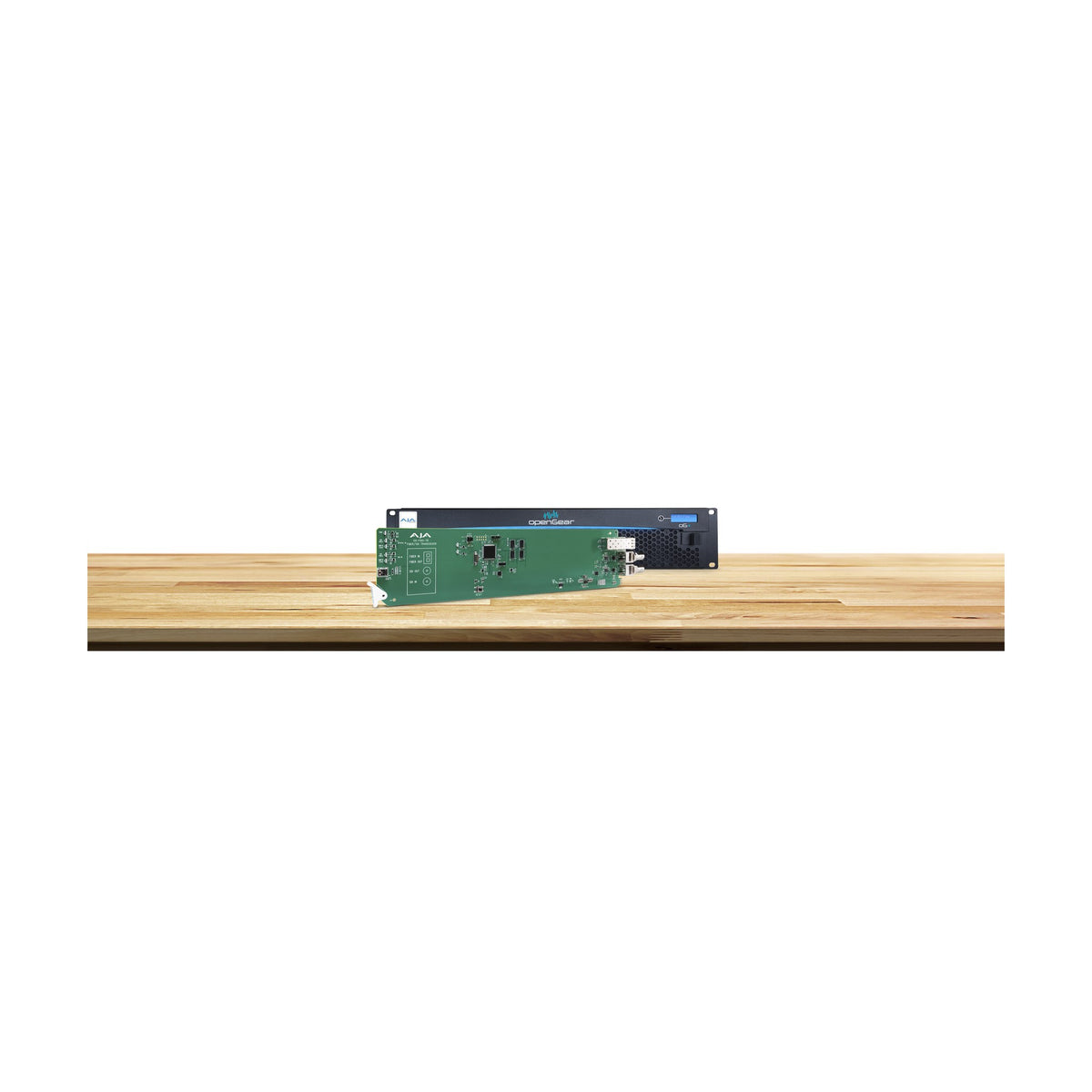 AJA OG-FiDO-TR 1-Channel 3G-SDI/LC Single Mode LC Fiber Transceiver, DashBoard Support