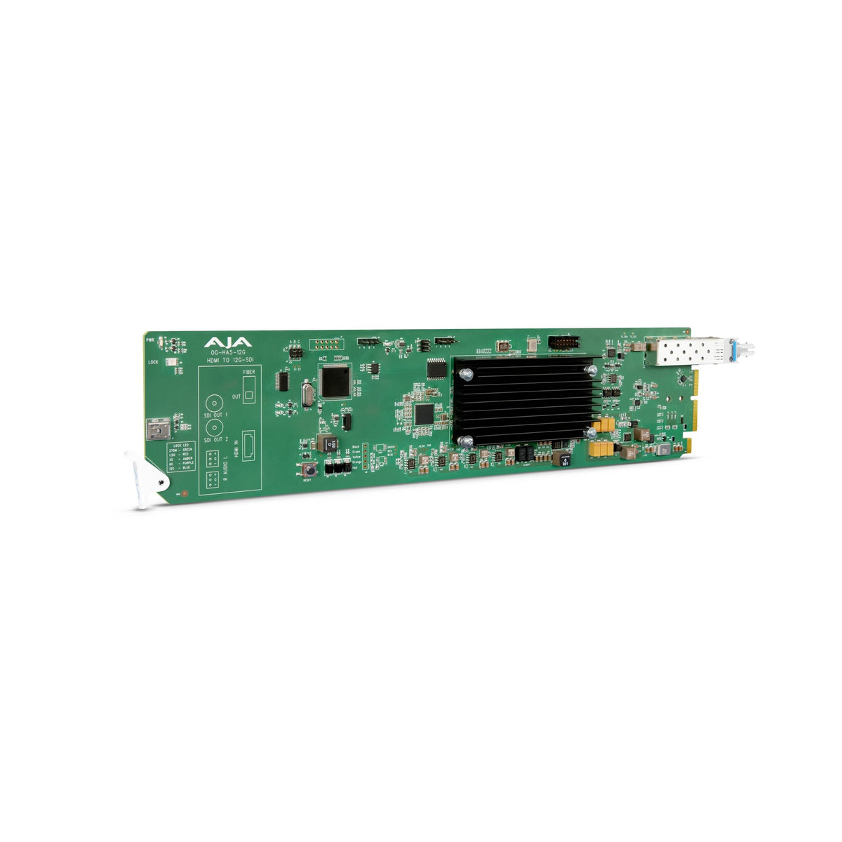 AJA OG-HA5-12G-T-ST openGear HDMI 2.0 to 12G-SDI Conversion, with ST Fiber Transmitter