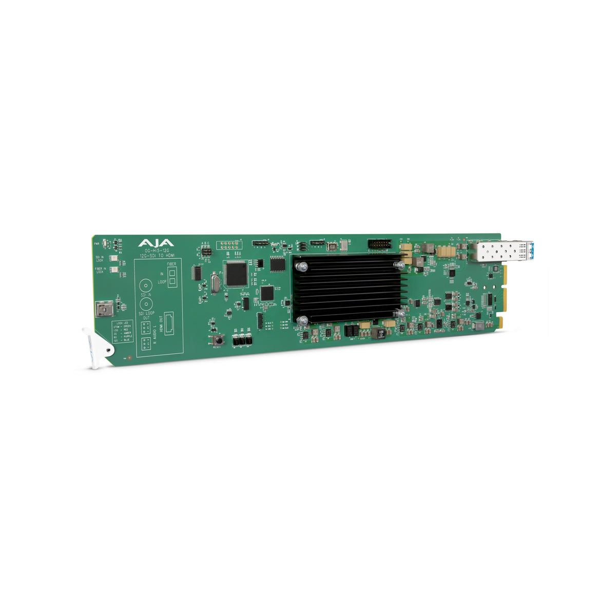 AJA OG-Hi5-12G-TR openGear 12G-SDI to HDMI 2.0 Conversion, with Fiber Transceiver