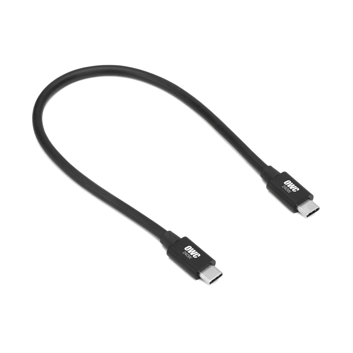 OWC Thunderbolt 5 (USB-C) 0.3 Meter (11.8") Cable - Black