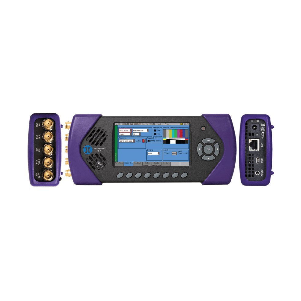 Phabrix PHSXDL SxD Handheld Instrument, SD/HD/3G-SDI, includes PHSXOF