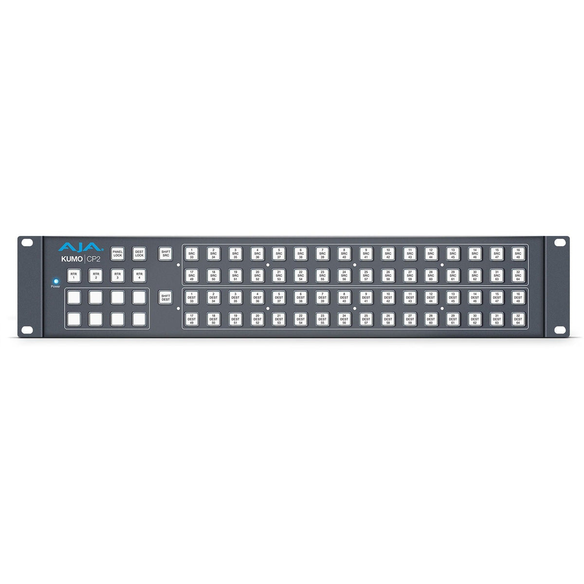 AJA KUMO CP2 2RU Hardware Control Panel for KUMO Routers
