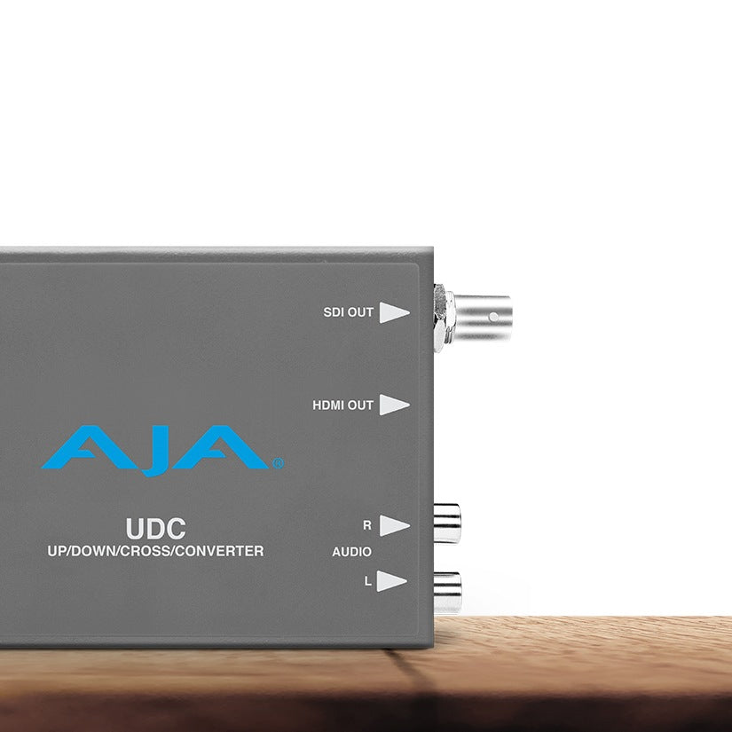 AJA UDC 3G-SDI Up, Down, Cross-Conversion, 2-Channel Unbalanced Audio Output
