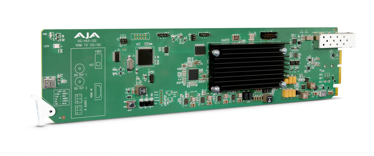 AJA OG-HA5-12G openGear HDMI 2.0 to 12G-SDI Conversion