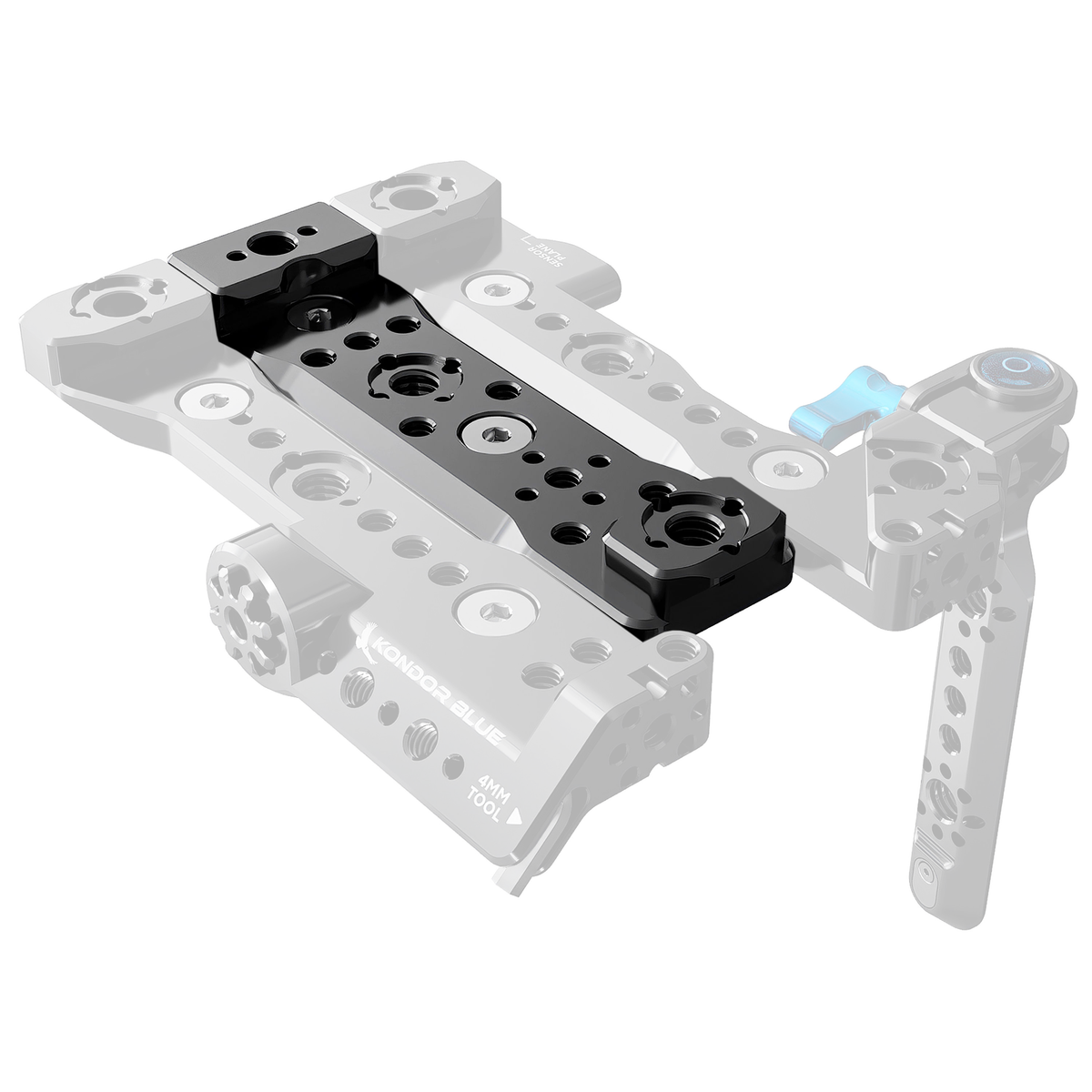 Kondor Blue Sony FX6 Cage (Center Top Plate) (Space Gray)