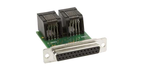 Lectrosonics DB2CAT5SPN Dual CAT5 To DB25 Adapter Cable for Rcwpb8, Aspen Series