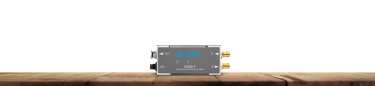AJA FiDO-T-MM 1-Channel 3G-SDI to Multi-Mode LC Fiber Transmitter