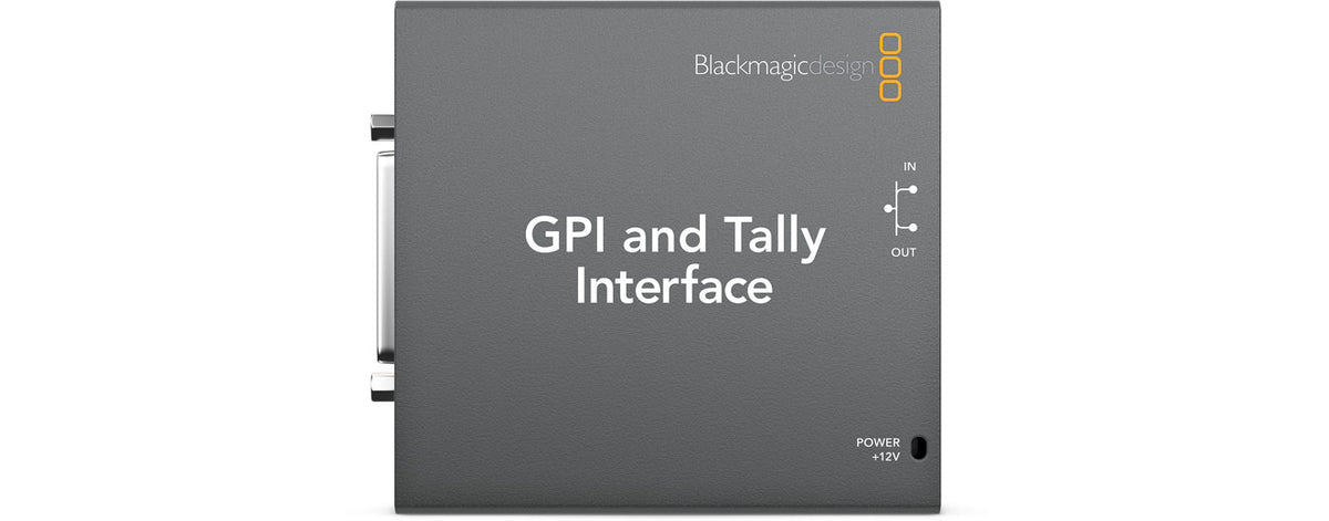 Blackmagic Design GPI & Talley Interface