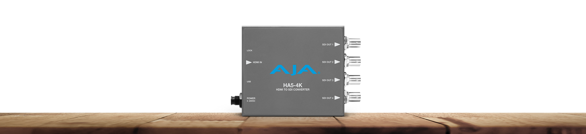 AJA HA5-4K 4K HDMI to 4K 4x 3G-SDI, also Supports HD-HDMI to HD SDI