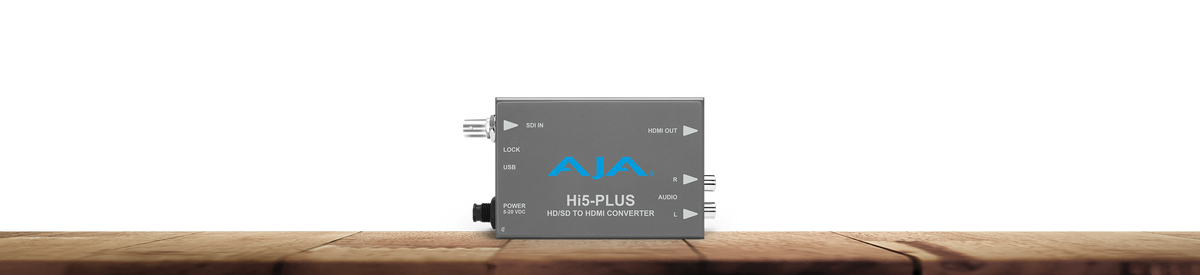 AJA Hi5-Plus 3G-SDI to HDMI with PsF to P support, Includes 1 Meter HDMI Cable