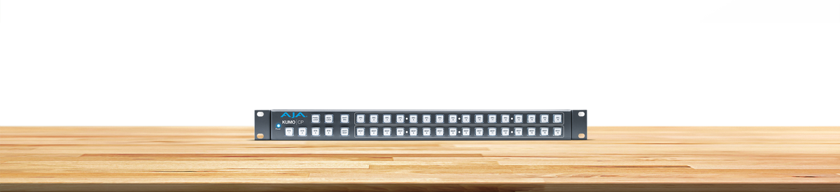 AJA KUMO CP 1RU Hardware Control Panel for KUMO Routers