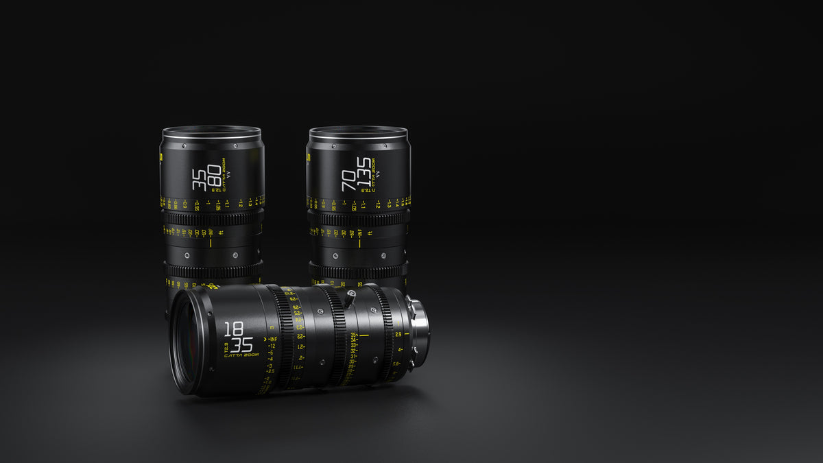 DZOFilm Catta Ace FF 18-35/70-135mm T2.9 Cine 2-Lens Bundle (PL/EF, Black)