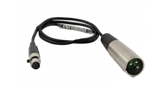 Lectrosonics MCDTA5XLRM Cable Digital Audio TA5F to Xlrx AES3 18"