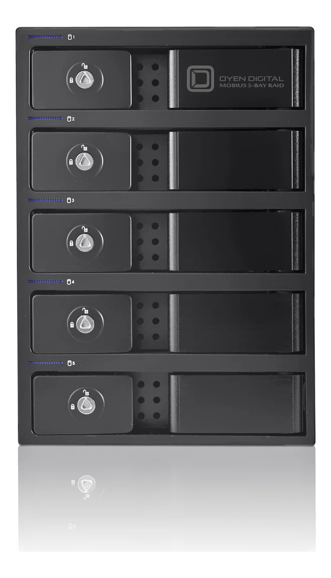 Oyen Digital 40TB Mobius 5-Bay FireWire 800, eSATA, USB 3.0 RAID Hard Drive Array