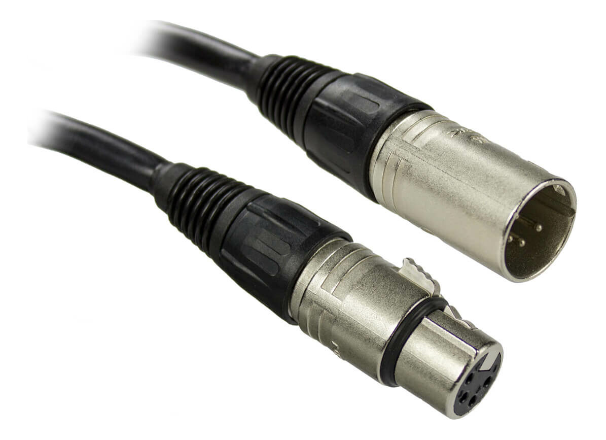 Anton/Bauer XLR-4 4-Pin XLR-M to XLR-F Power Cable (10ft)