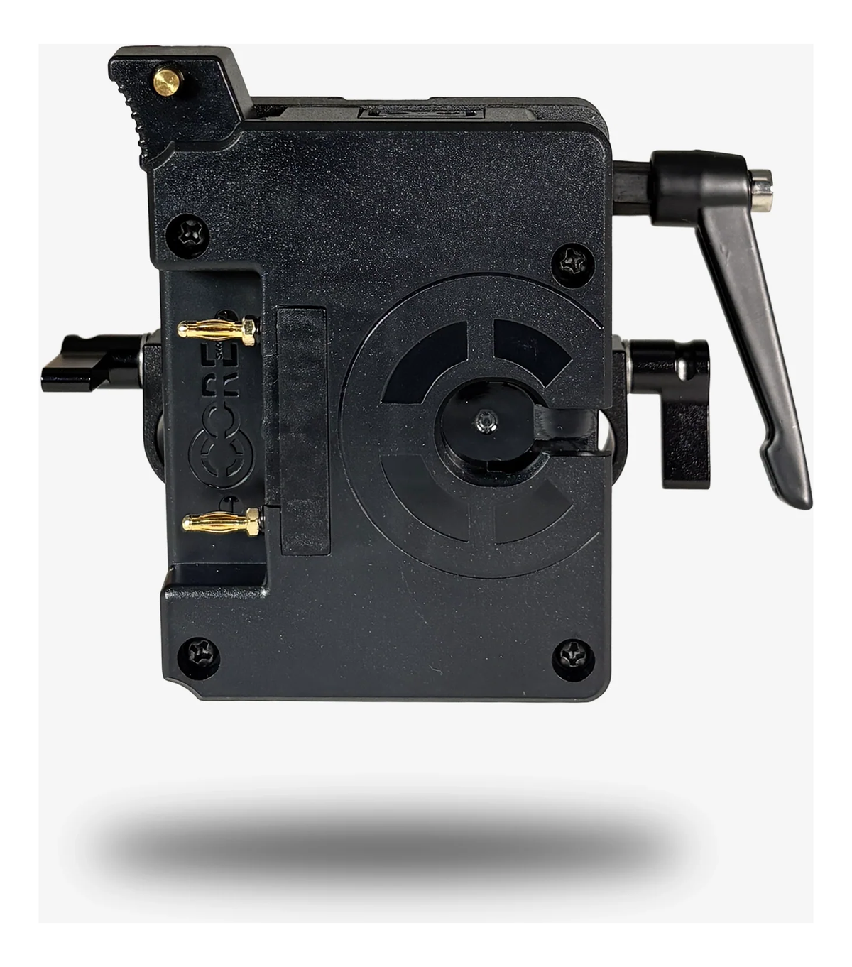 Core SWX Gold Mount Micro Battery Adapter Plate with 15mm LWS Rod Clamp