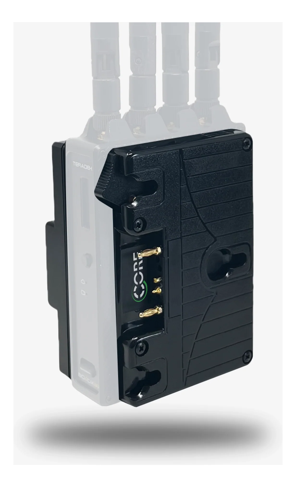Core SWX Helix Retrofit Plates for Teradek MAX Transmitters (B-Mount)