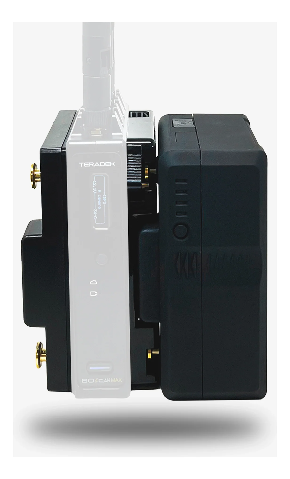 Core SWX Helix Retrofit Plates for Teradek MAX Transmitters (B-Mount)