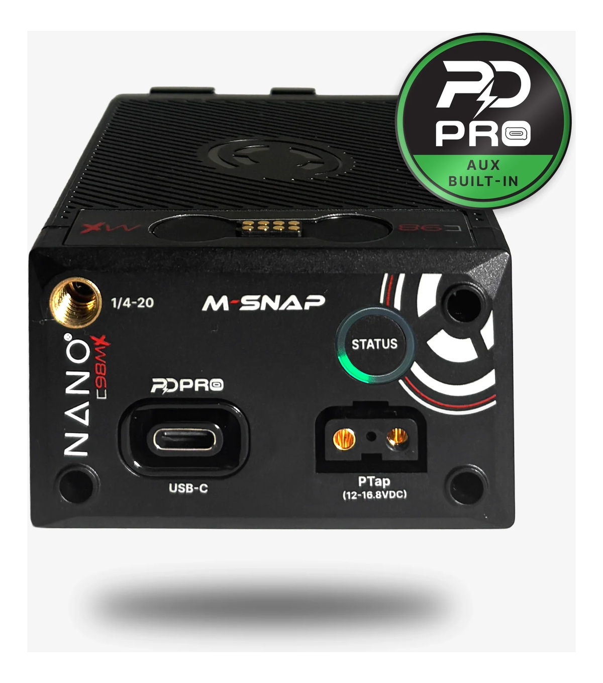 Core SWX NANO-C98MX HDV Battery with Ring LED Gauge (98Wh, Canon BP-A)