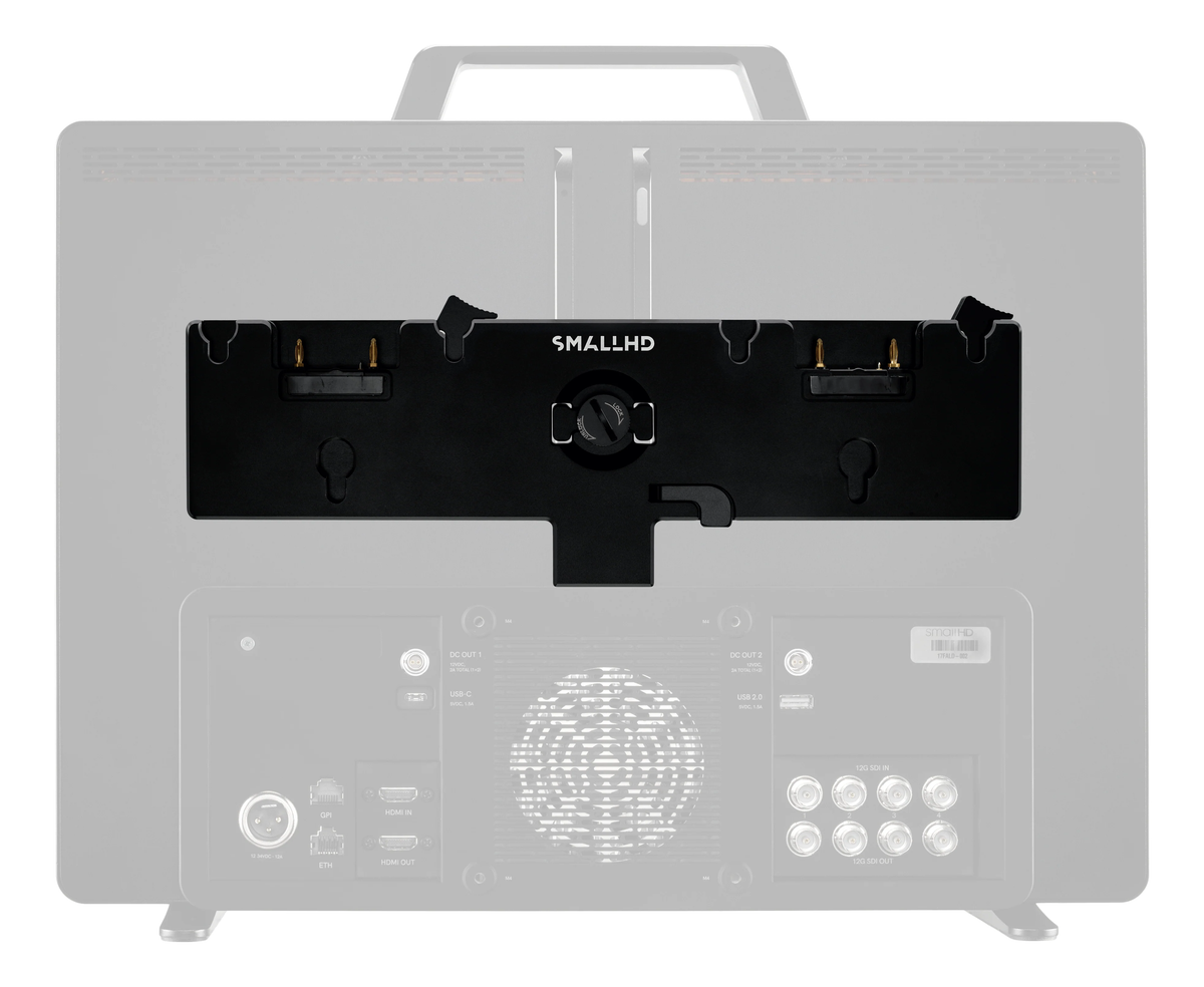 SmallHD Dual Gold-Mount Plus Battery Bracket (14v/26v) for SmallHD 4K Monitors