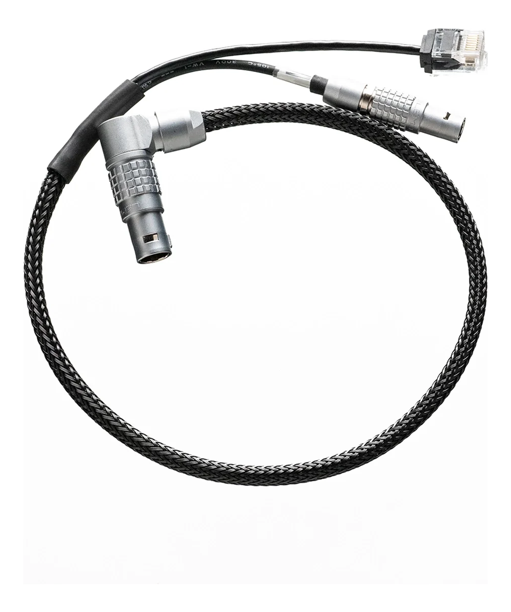 Bit Part 8" Ethernet/Power Y Cable with Anglissimo Lemo