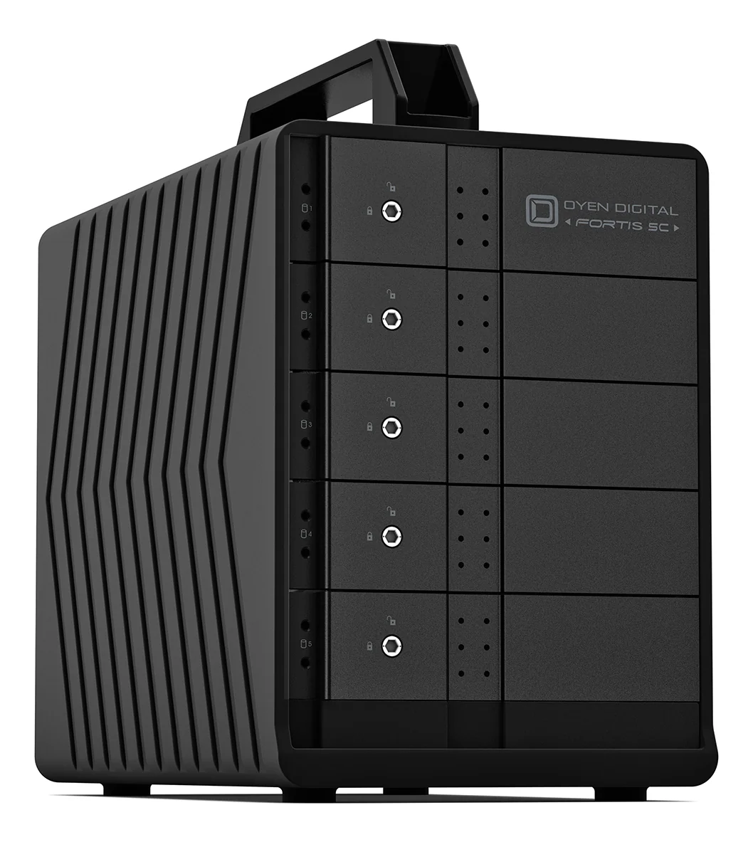 Oyen Digital 40TB Fortis 5C 5-Bay USB-C External Drive Array w/ SoftRAID Pro