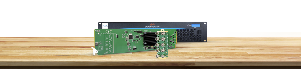 AJA OG-12G-AM openGear 12G-SDI - AES/EBU Embedder/Disembedder