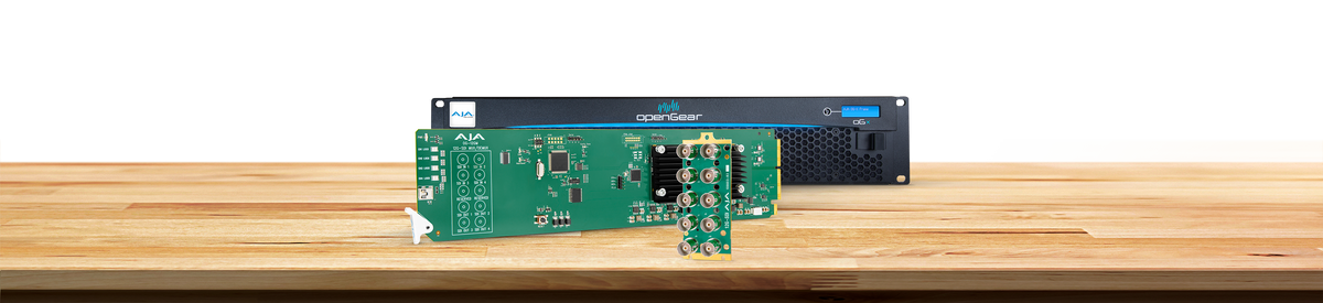 AJA OG-12GM 12G-SDI to/from SDI Muxer/DeMuxer, DashBoard Support