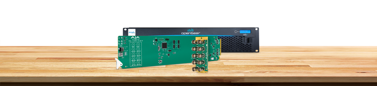 AJA OG-3GDA-2X4 2x4 or 1x8 3G-SDI Reclocking DA, DashBoard Support