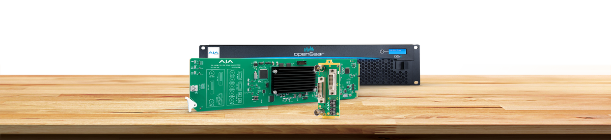 AJA OG-ROI-DVI DVI to SDI with Region of Interest Scaling, DashBoard Support