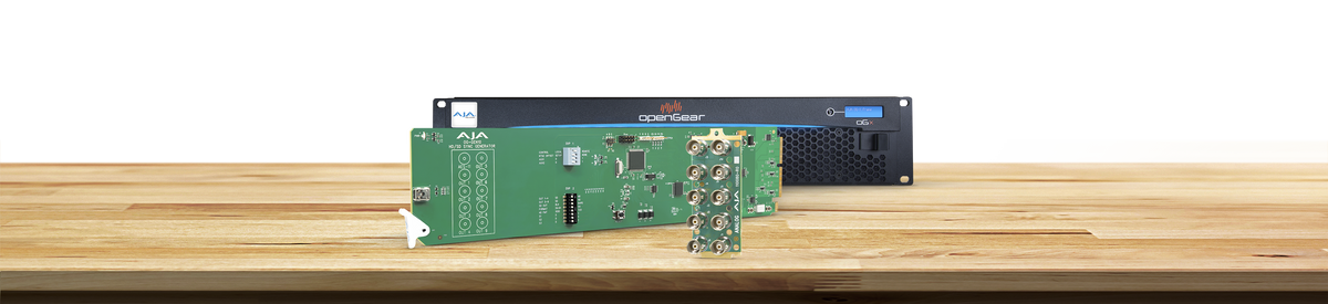 AJA OG-GEN10 HD/SD Sync Generator, Simultaneous Blackburst & Tri-level, Outputs Assignable