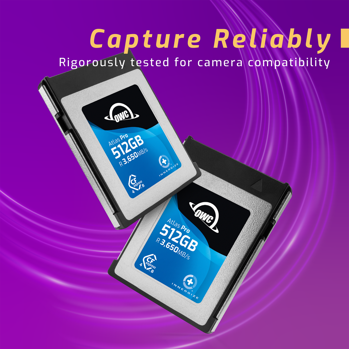 OWC Atlas Pro 512GB CFexpress 4.0 Type B Memory Card