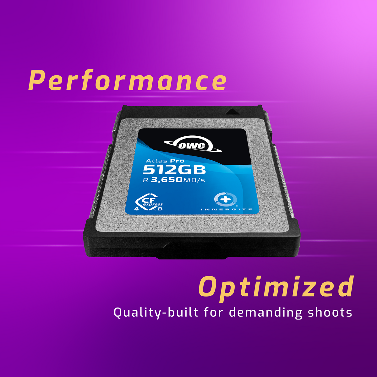 OWC Atlas Pro 512GB CFexpress 4.0 Type B Memory Card