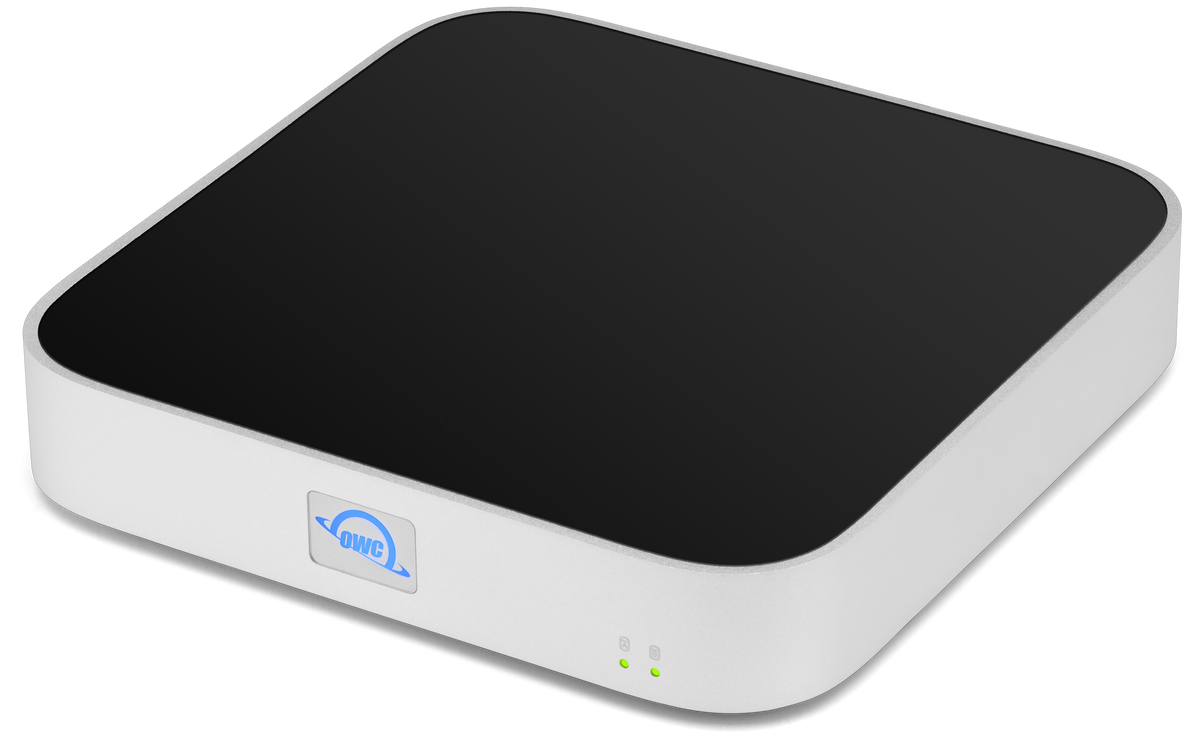 OWC miniStack STX 13TB (12TB HDD + 1TB NVMe) Thunderbolt Storage and Hub -Silver
