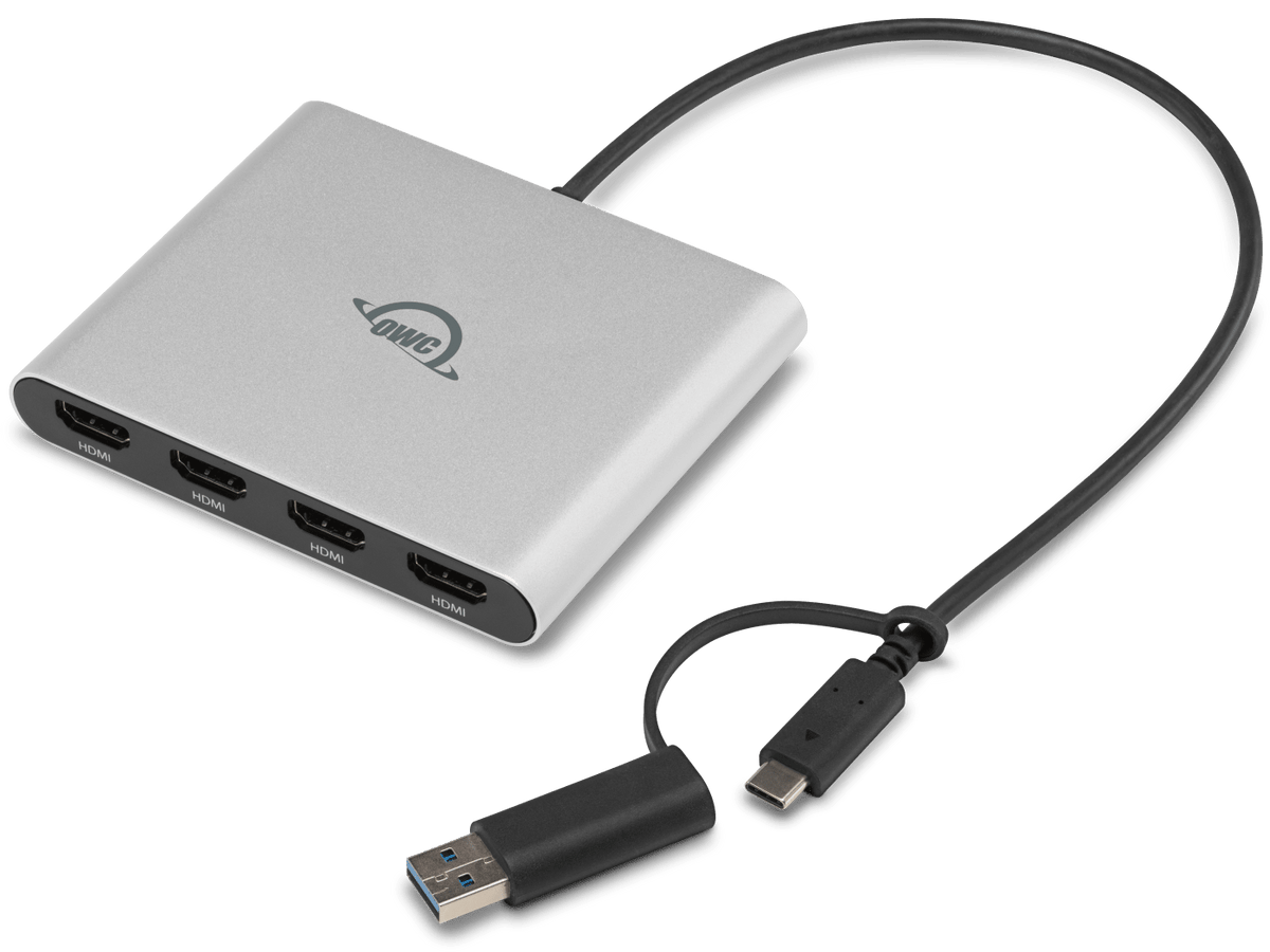 OWC USB-C Quad HDMI 4K Display Adapter with DisplayLink