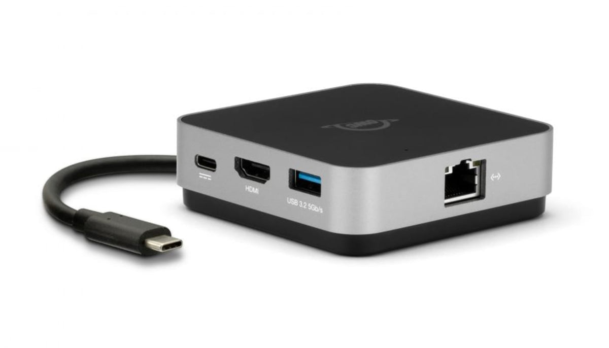 OWC USB-C Travel Dock E 6-Port Portable USB-C Dock w/ 1GbE