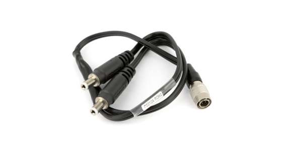 Lectrosonics PS212A Power Cable, 12", Hirose/DC Dual